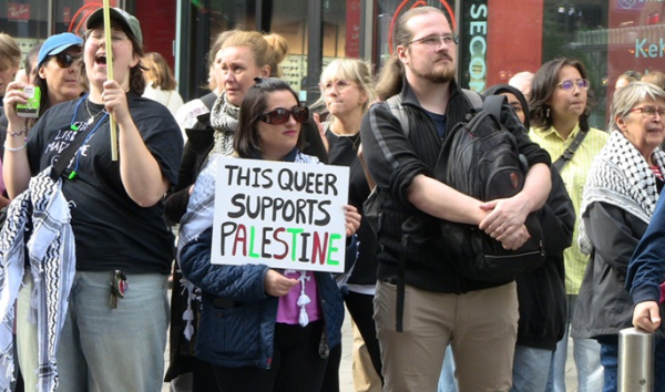 Protesters in Helsinki demand stopping Gaza genocide, famine