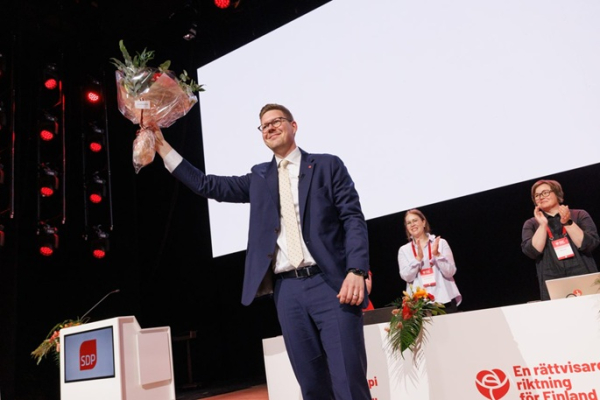 Lindtman re-elected SDP Chair at party conference in Tampere Lindtman re-elected SDP Chair at party conference in Tampere